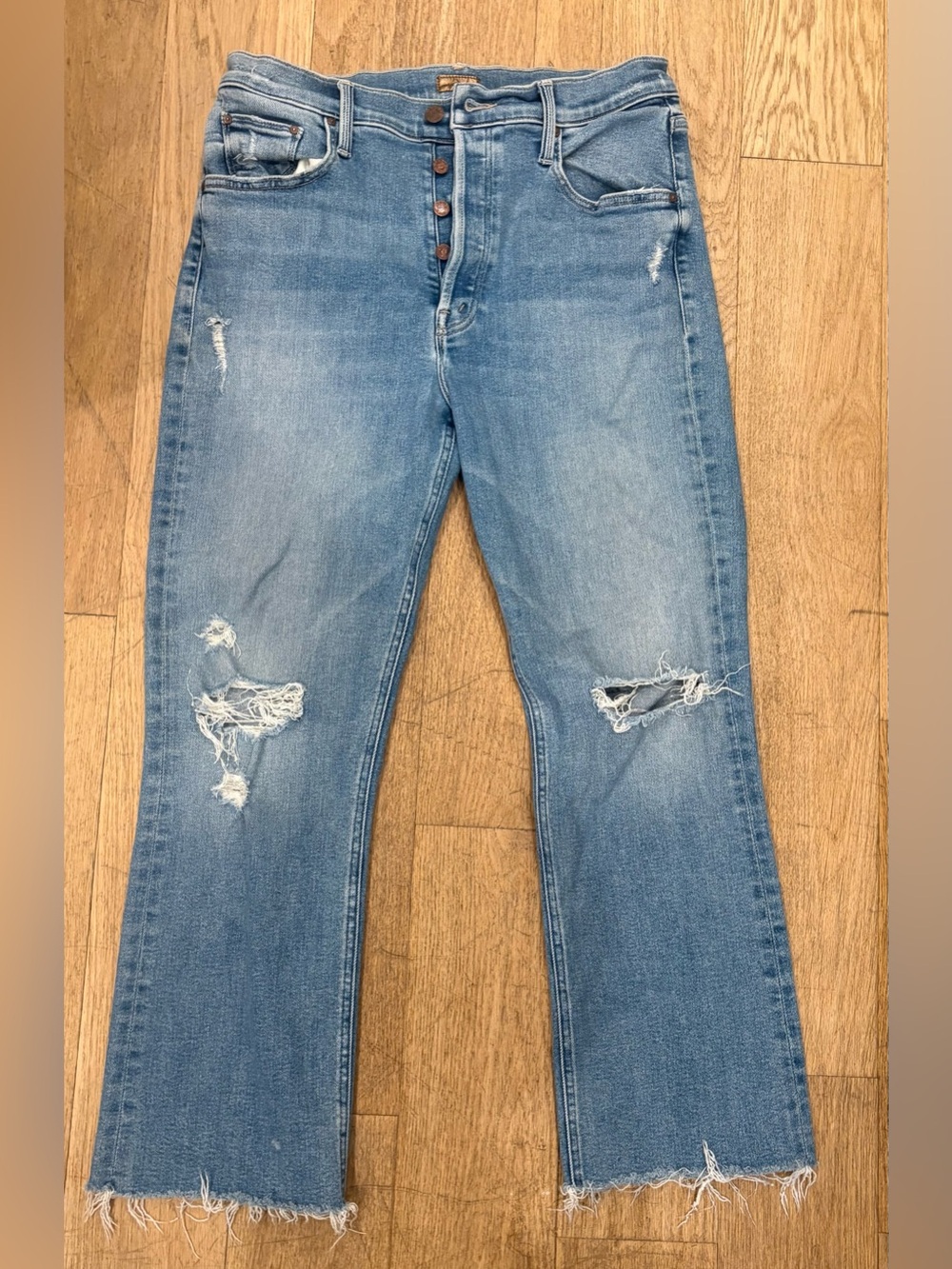 MOTHER "The Tripper Ankle Fray" jeans size 32